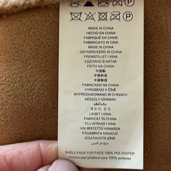 Michael Kors Teddy Coat Size L - Picture 7 of 16